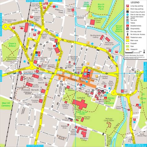 Winchester Parking Map