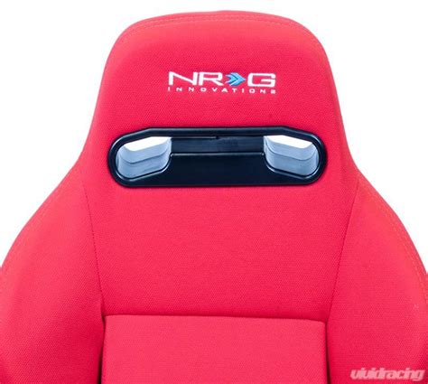 Nrg Type R Cloth Sport Seat Red With Red Stitching Rsc 210lr