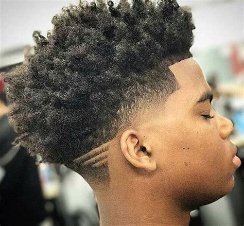 Nappy Taper Black Men Hairstyles Drop Fade Haircut Taper Fade Haircut