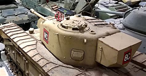 Preserved British Churchill Mkiv 75mm A22 Infantry Tank