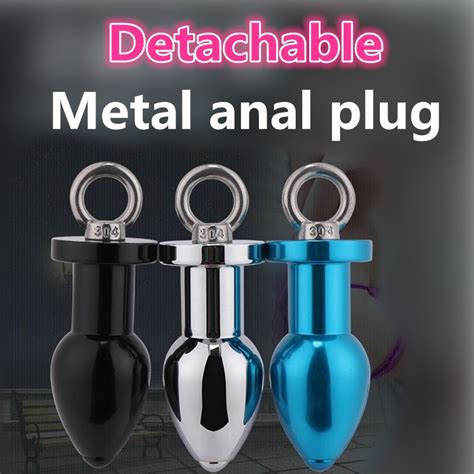 Unisex Detachable Metal Anal Plug Male Prostata Massage Gay Sex Toys Sm Adult Game Products Sex