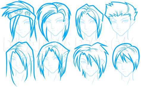 How To Draw Anime Spiky Hair Doubtdisease