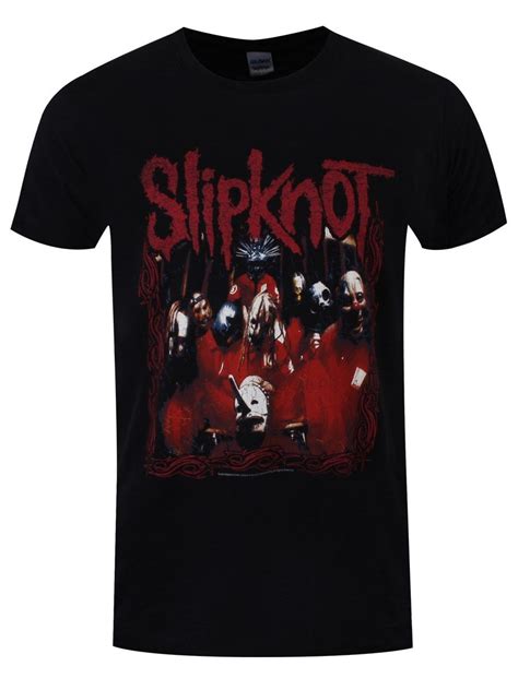 Slipknot Band Frame Mens Black T Shirt Band Tshirts Black Tshirt