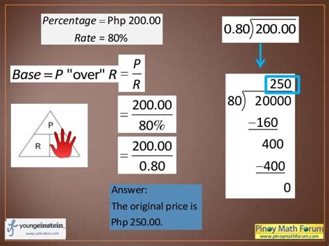 How To Use Percentage Rate Base Prb And Translation In Solving