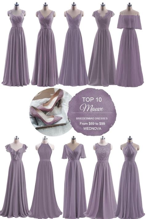 Dusty Purple Bridesmaid Dresses Bohemian Dusty Rose Dress Wine Dress 2