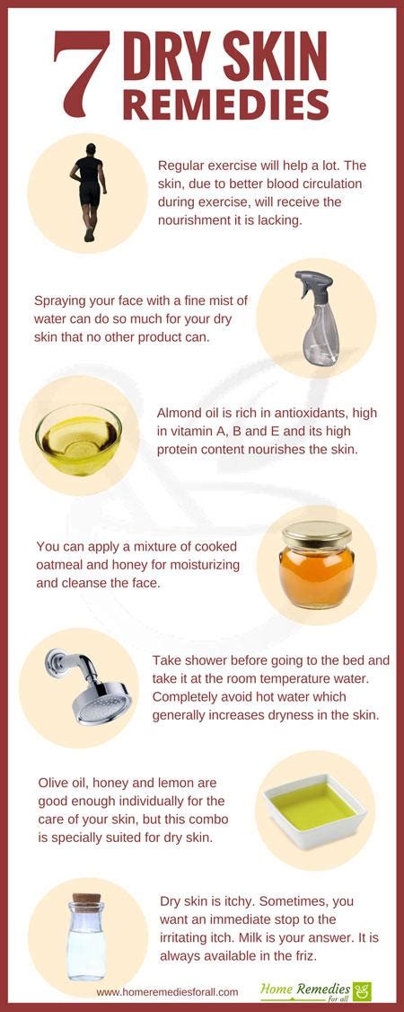 7 Best Home Remedies For Dry Skin An Infographic Lifecellskin