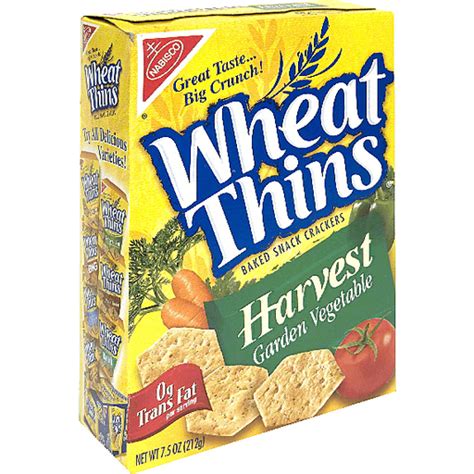 Nab Wheat Thins Garden Veg Snacks Chips And Dips Quality Foods
