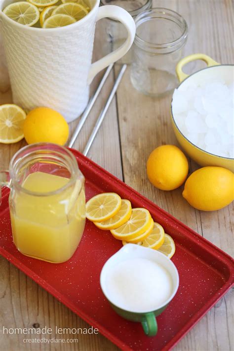 how to make homemade lemonade created by diane