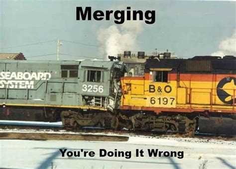 There Is A Train That Is On The Tracks And It Says Youre Doing It Wrong