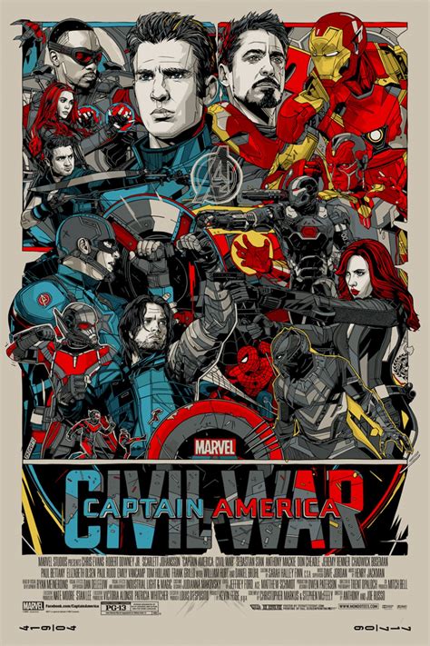 Captain America Civil War Mondo Poster Revealed