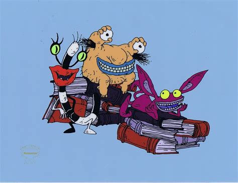 Aaahh!!! Real Monsters Limited Edition Sericel 1990's Animation Art Si - The Cricket Gallery