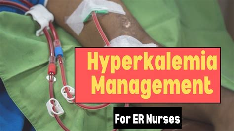 Hyperkalemia Emergency Nurse Treatments Explained Youtube