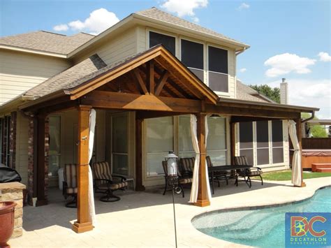 Full Gable Patio Covers Gallery Highest Quality Waterproof Patio Covers In Dallas Plano And