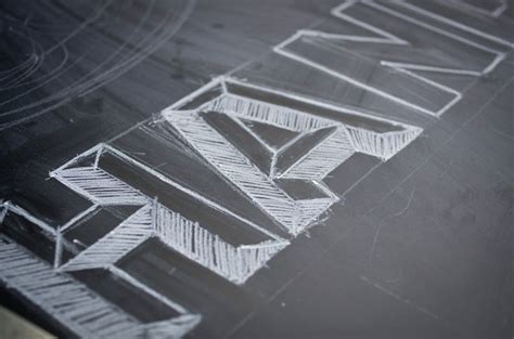 The Lost Art Of Hand Lettering On Behance Hand Lettering Chalk