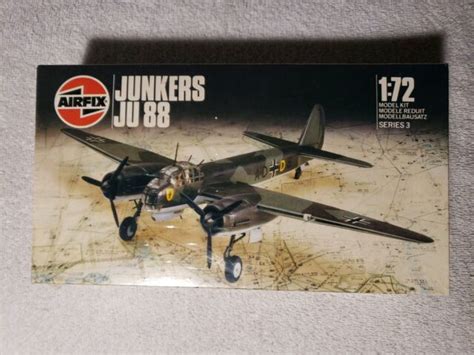 Junkers Ju 88 Model Kit Airfix 172 New 03007 Nice Luftwaffe