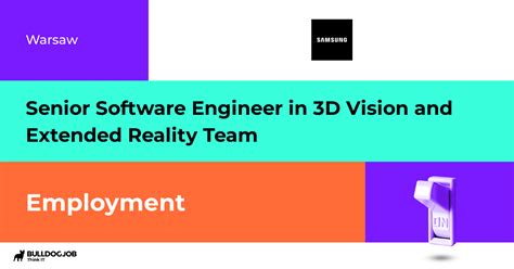 Senior Software Engineer In 3d Vision And Extended Reality Team