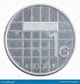 Netherlands guilder coin stock photo. Image of symbol - 178039498