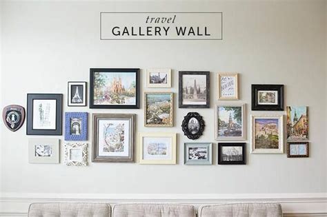 Travel Gallery Wall Travel Gallery Wall Diy Gallery Wall Gallery Wall