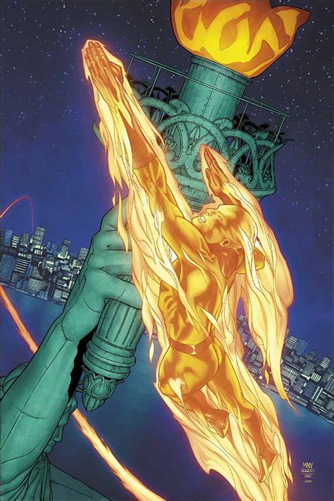 Human Torch By Steve Mcniven Human Torch Marvel Superheroes