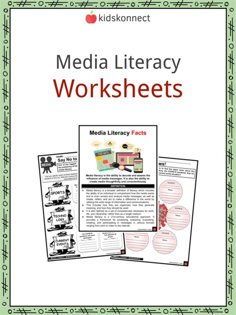 Media Literacy Worksheets For Kids Downloadable Pdf Unit