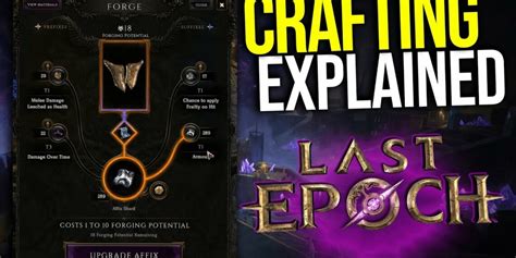 Wudijo Last Epoch Crafting Guide Unleash The Power Of Crafting