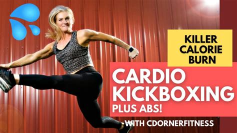 Follow Along Cardio Kickboxing Workout Abs Youtube