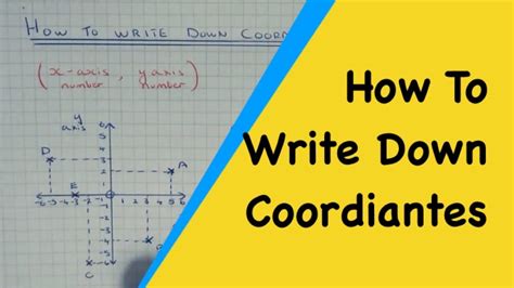 How To Read Off Coordinates From A Coordinate Grid Finding Coordinates