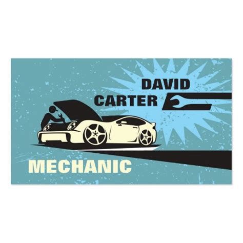 Then you'll need automotive business cards. Automotive / Racing / Car Mechanic Business Card | Zazzle