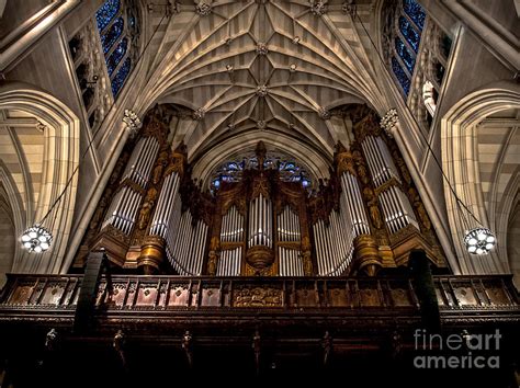 St Patricks Cathedral Pipe Organ Photograph By James Aiken