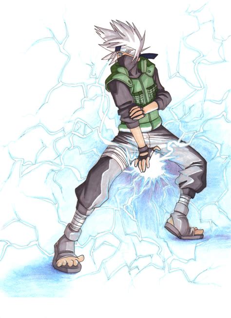 Kakashi Sensei Chidori By Pyrogina On Deviantart