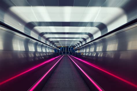 Free Images Light Urban Tunnel Subway Transportation Line Metal