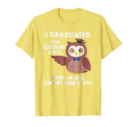 This is a gift for seniors that they will definitely use. Owl Elementary Graduation Shirt-6th Grade Graduation Gift ...