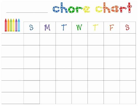 Daily Chore Chart Template Luxury 25 Best Ideas About Weekly Chore