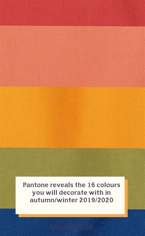 Pantone Reveals The 16 Colours You Will Decorate With In Autumnwinter