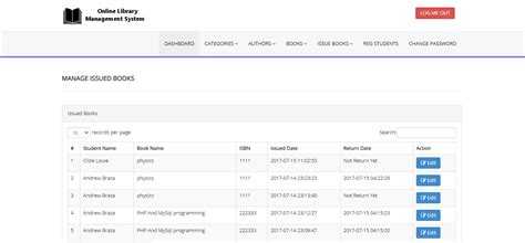 Library Management System Project In PHP With Source Code