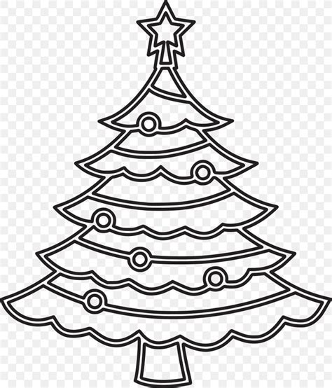 Christmas Tree Clip Art Template Christmas Day Coloring Book Png