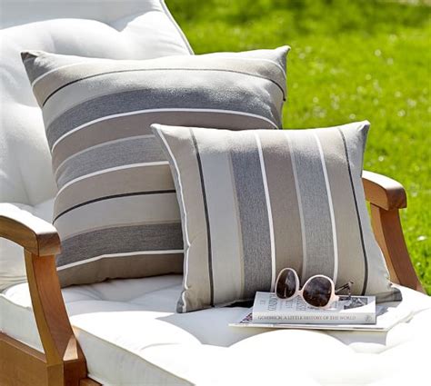 Check spelling or type a new query. Sunbrella® Milano Stripe Indoor/Outdoor Pillow | Pottery Barn