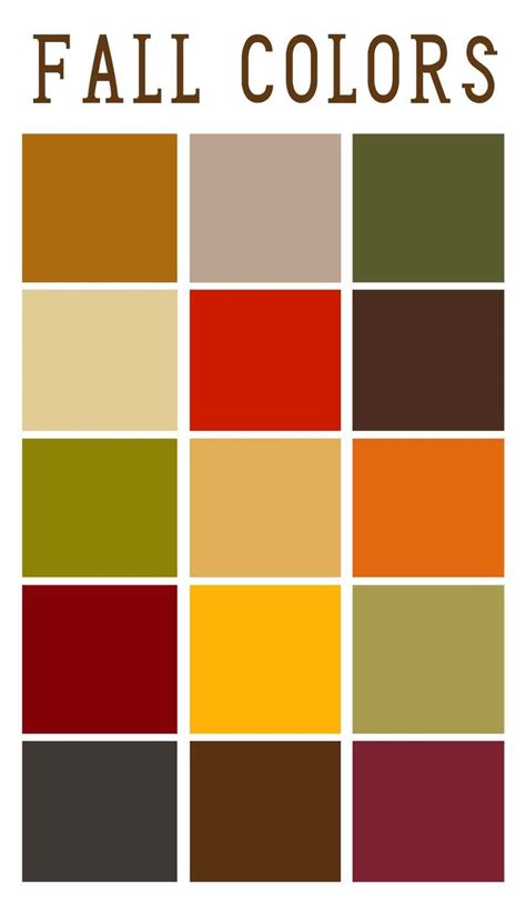 True Autumn Color Palette Plenoredx