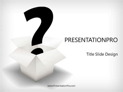 Mystery Box Business Powerpoint Template Presentationpro