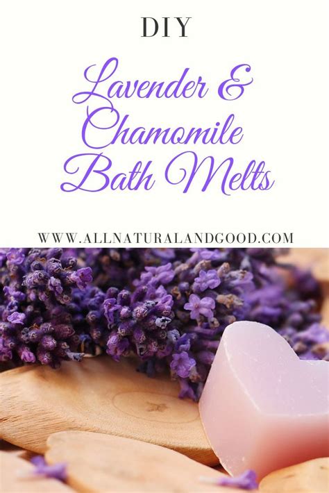 Homemade Lavender And Chamomile Bath Melts Are A Great Addition For A Relaxing Bath And Smooth
