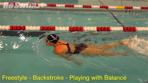 Freestyle And Backstroke Playing With Balance Youtube