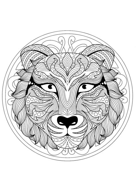 11 Animal Mandala Coloring Pages Printable