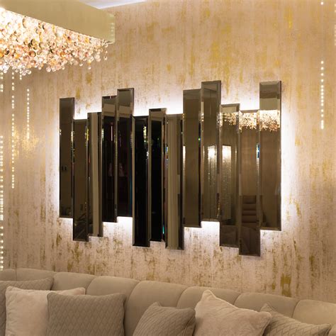 Exclusive Backlit Bronze Mirror Juliettes Interiors