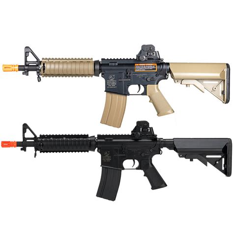 Colt M4 Cqbr Sopmod Aeg Airsoft Rifle W Metal Gearbox By Cybergun