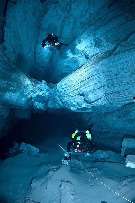 Orda Cave Longest Underwater Cave In Russia Cave Diving Scuba