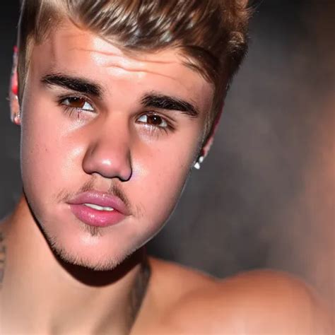 High Resolution Photograph Of Justin Bieber In A Sauna Stable