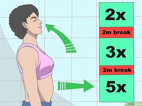 How To Do The Stomach Vacuum Exercise 11 Steps With Pictures