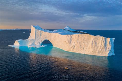 Travel Photography Capturing Icebergs In Greenland