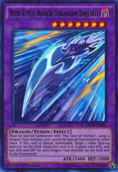 Decks, tips, effect and rulings. Red-Eyes Black Dragon Sword | Yu-Gi-Oh! | FANDOM powered ...