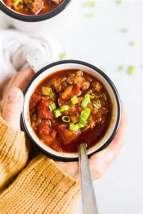 Slow Cooker Paleo Chili Is An Easy Comforting Fall Soup Recipe This